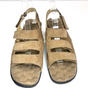 Cobbie Cuddlers Suede Strap Comfort Sandals